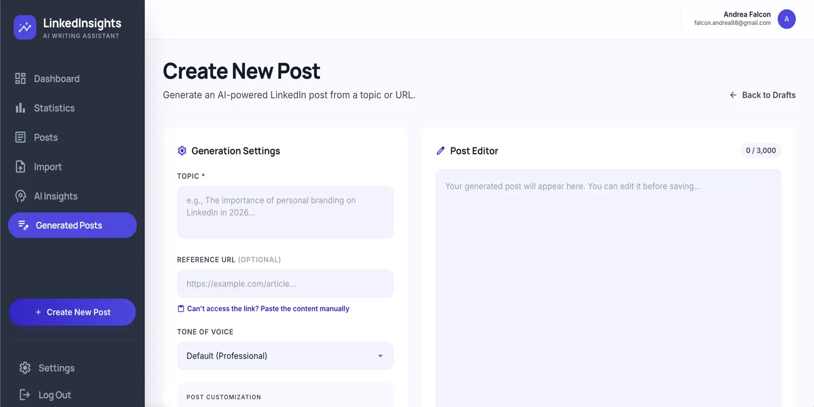 LinkedInsights — screenshot 3