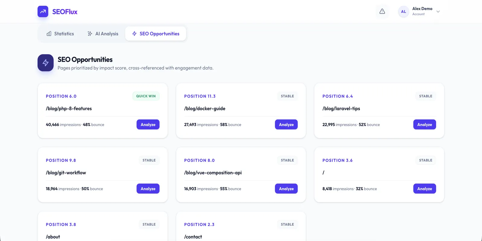 SEOFlux — screenshot 4